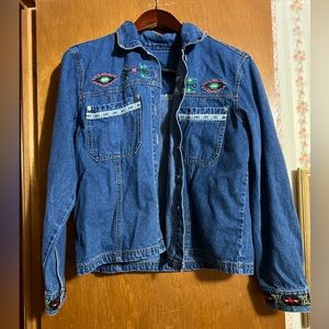 Tribal Blue Jean jacket